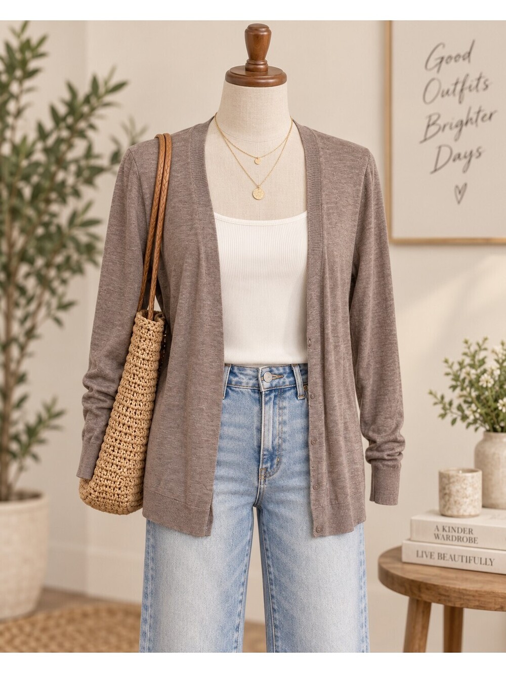 Old navy neutral cardigan fall